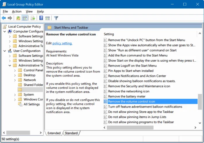 Jak získat zpět ikonu Hlasitost, která zmizela na hlavním panelu Windows 10?