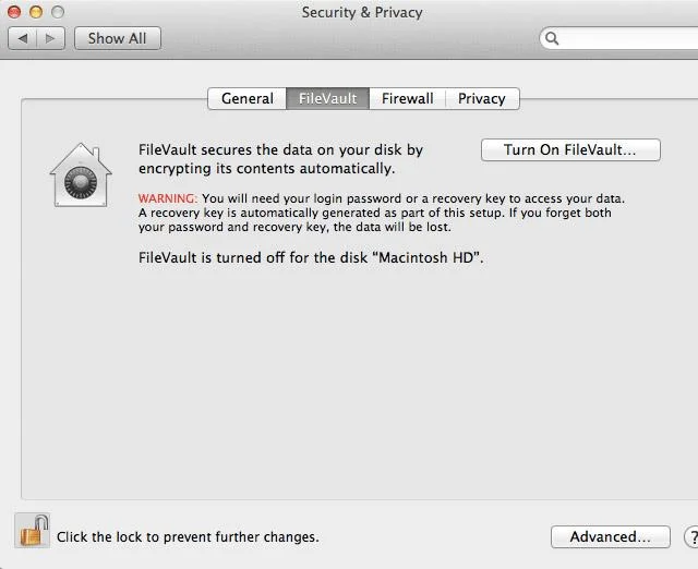 Vad är Mac OS X FileVault och hur använder man det?