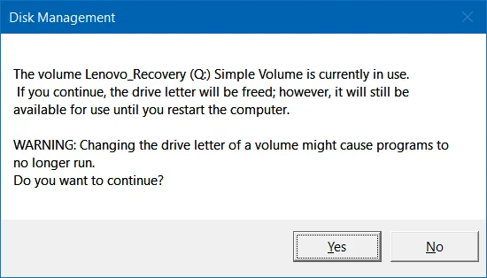 3 sätt att dölja återställningspartition på Windows 10/8.1/7