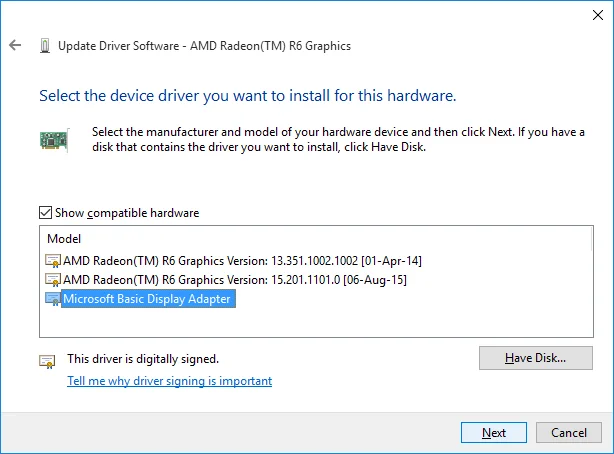 Åtgärda felet att inte kunna justera skärmens ljusstyrka på Windows 10