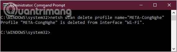 Hur tar man bort sparad WiFi på Windows 10?