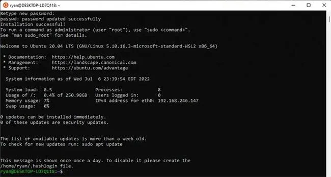 A Bash telepítése és futtatása Windows 11 rendszeren