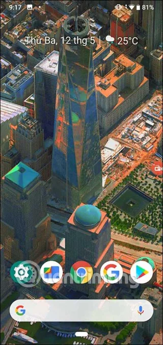 Hur man installerar 3D city wallpaper för Android