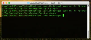Hur man tar bort Java på Mac OS X
