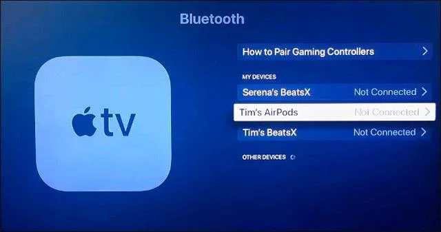 Så här ansluter du AirPods till Apple TV