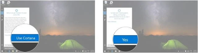 Instruktioner för att slå på Cortana och använda den här virtuella assistenten på Windows 10