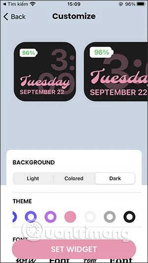Samling av iPhone Widget-anpassningsapplikationer
