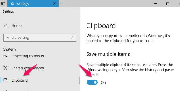 Hur man använder Urklippshistorik i Windows 10 Hur man använder Urklippshistorik i Windows 10