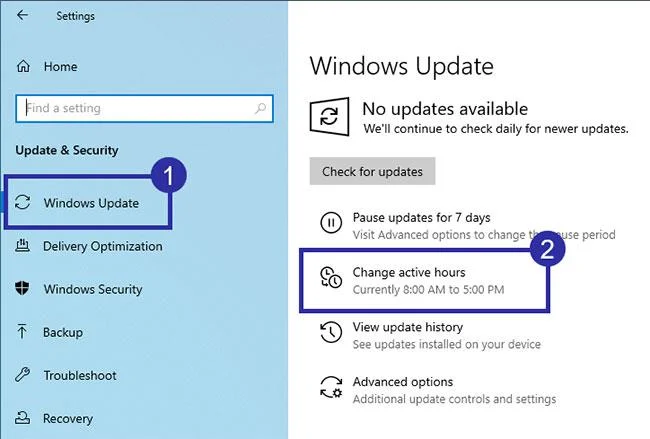 Hur man aktiverar/inaktiverar Active Hours på Windows 10 Hur man aktiverar/inaktiverar Active Hours på Windows 10