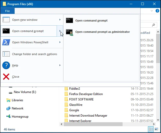 12 enkla sätt att öppna CMD - Kommandotolk på Windows 10