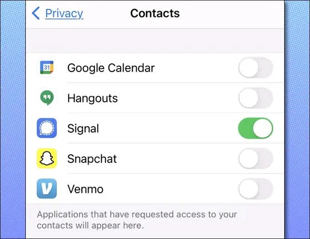 Jak zkontrolovat, které aplikace přistupují k vašim kontaktům na iPhone