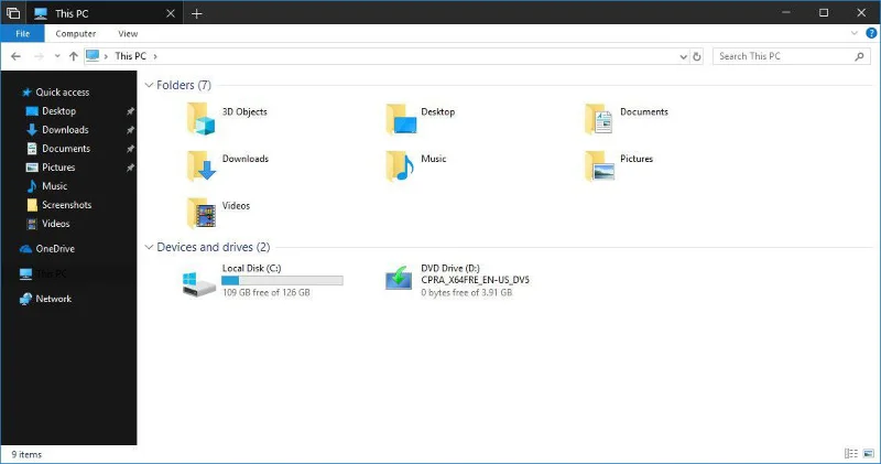 Så här aktiverar du Dark Theme för File Explorer på Windows 10 Så här aktiverar du Dark Theme för File Explorer på Windows 10