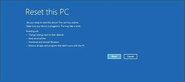 Jak resetovat Windows 11, obnovit původní nastavení Windows 11