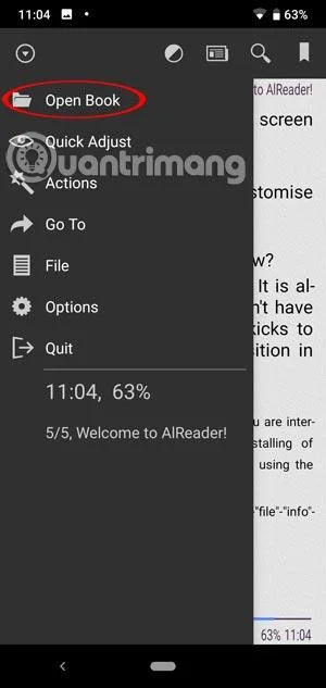 Instruktioner för att kombinera Alreader och Text to Speech för att lyssna på och läsa böcker på Android