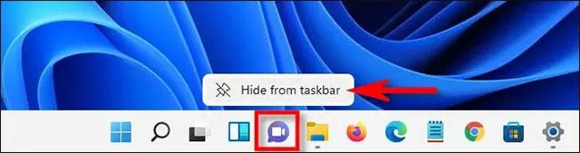 Jak odstranit ikonu "chat" na hlavním panelu Windows 11 Jak odstranit ikonu "chat" na hlavním panelu Windows 11