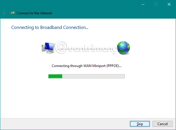Hur man ställer in och använder PPPoE Internet-anslutning på Windows 10