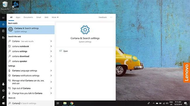 Stäng av Cortana på Windows 10