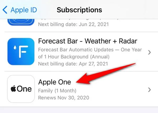 Co je služba Apple One?