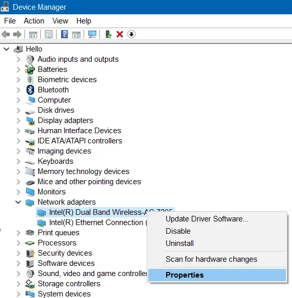 Wifi på Windows 10 ansluter inte efter uppstart från viloläge