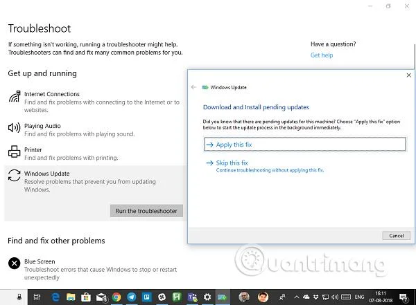 Så här fixar du några fel när du uppdaterar Windows 10