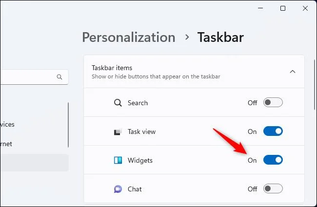 Jak zapnout widget počasí na hlavním panelu Windows 11