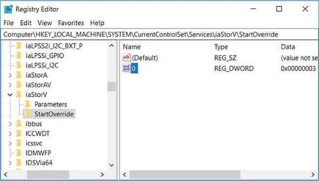 Kaip įjungti AHCI režimą „Windows 10“.