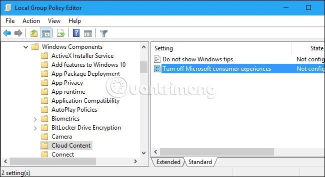 Instruktioner om hur du stänger av föreslagna appar (föreslagna appar) i Windows 10