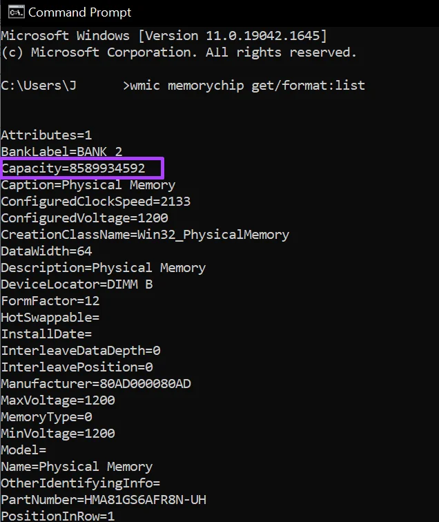 4 nejlepší způsoby, jak zkontrolovat kapacitu paměti RAM v systému Windows 11