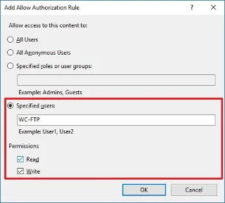 Instruktioner för att ställa in och hantera FTP-server i Windows 10