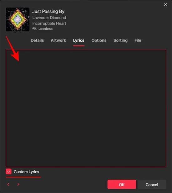 Hur man lägger till texter till Apple Music Windows