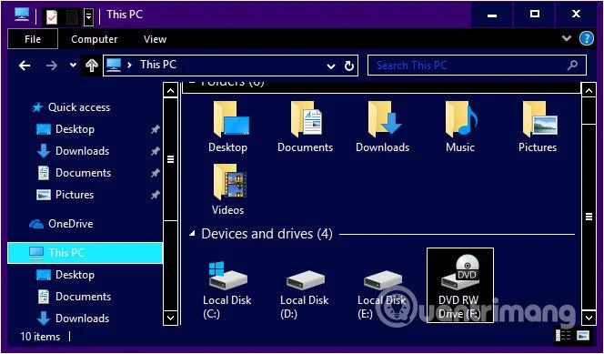Hur man installerar Dark Mode-gränssnittet för valfri Windows 10-skärm