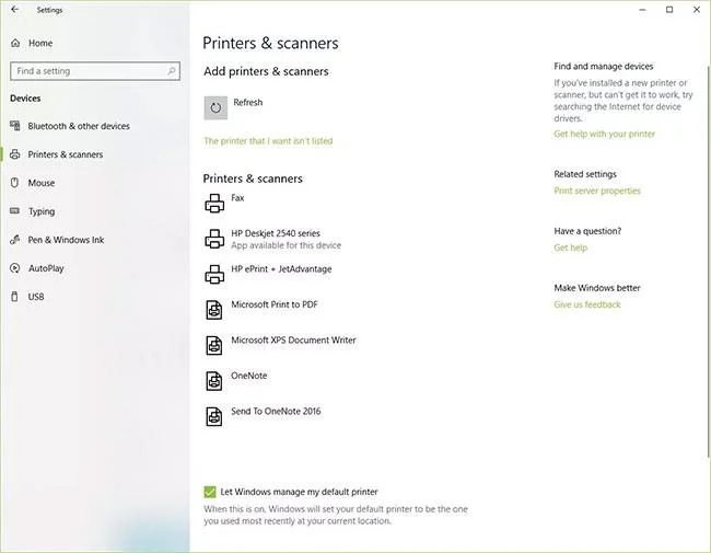 Hur man lägger till en skrivare i Windows 10