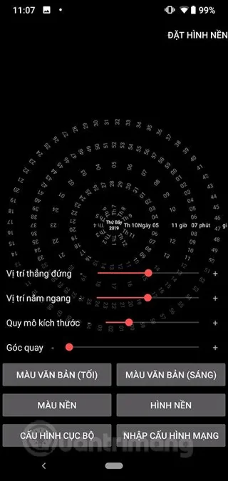 Hur man ställer in dynamisk klocka bakgrundsbild för Android