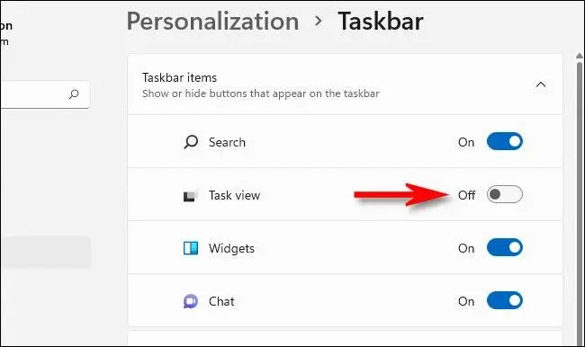 Jak skrýt tlačítko "Task View" v systému Windows 11