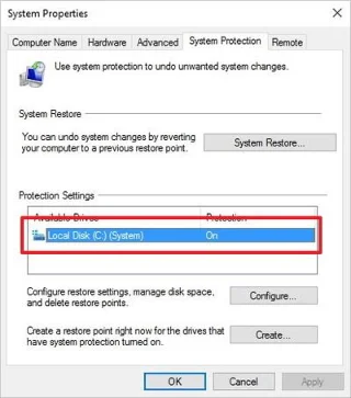 Instruktioner för att skapa säkerhetskopierings- och återställningspunkter (återställningspunkt) på Windows 10