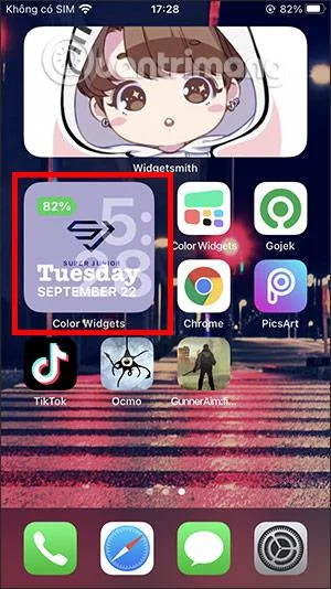Hur man använder färgwidgetar för att skapa kalender- och batteriwidgetar på iOS