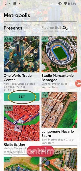 Hur man installerar 3D city wallpaper för Android