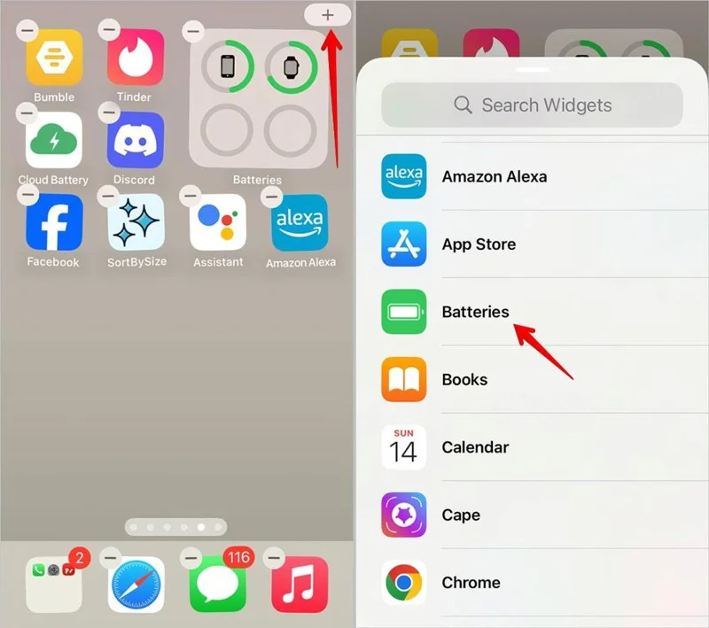 Hur man visar Apple Watch batteriprocent på iPhone-skärmen