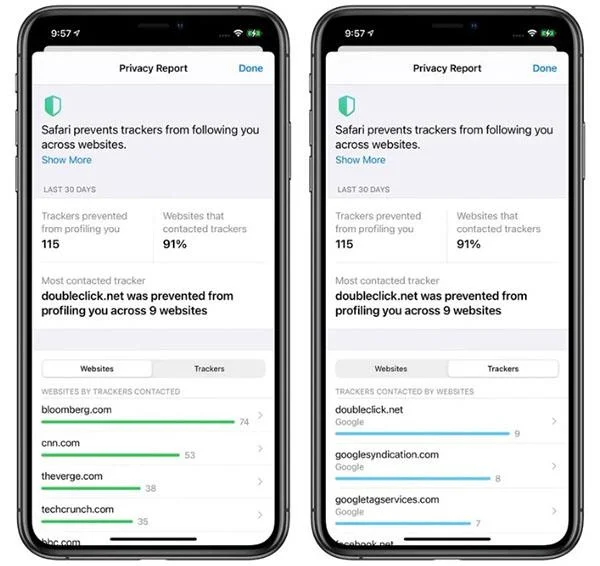Sammanfattning av nya funktioner i Safari på iOS 14