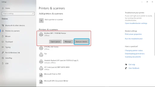Oprava chyby Služba zařazování tisku neběží v systému Windows 10, 8.1, 7