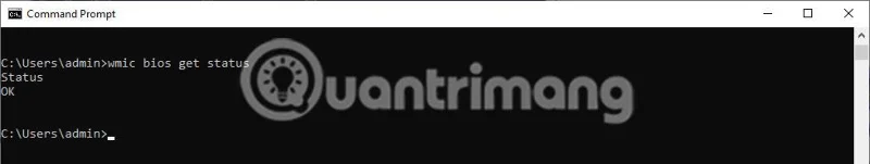Vis BIOS-oplysninger på Windows 10 ved hjælp af kommandoprompt