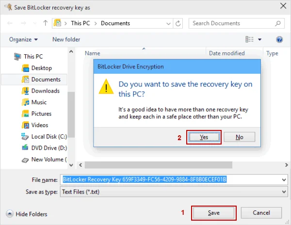 Hur man ställer in ett hårddisklösenord i Windows 10