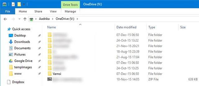 Картирайте OneDrive като мрежово устройство в Windows 10