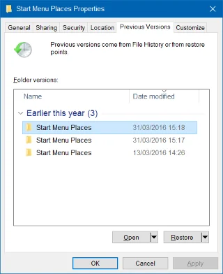 Återställ förlorad File Explorer-ikon på Windows 10 Start-menyn
