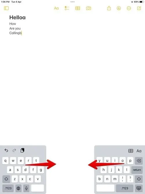 7 sätt att göra tangentbordet större på iPhone och iPad