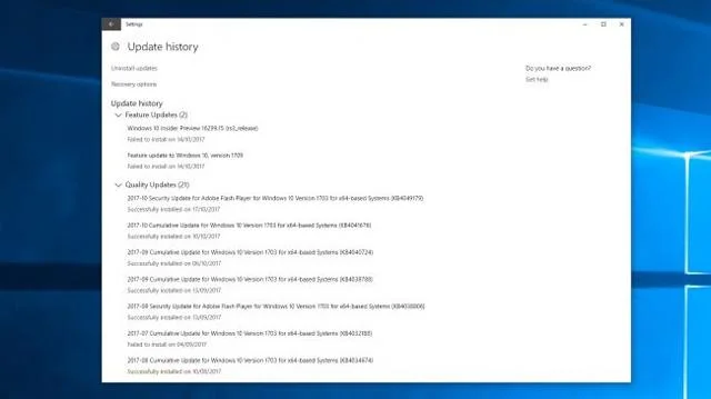 Så här fixar du några fel när du uppdaterar Windows 10