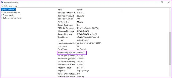 4 nejlepší způsoby, jak zkontrolovat kapacitu paměti RAM v systému Windows 11