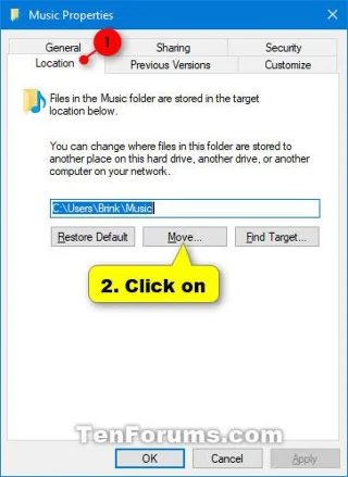 Hur man flyttar musikmappens plats i Windows 10
