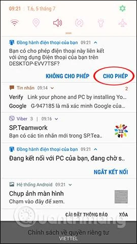 Hur man skickar meddelanden från Android-telefon på PC