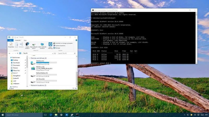 Använd DiskPart för att formatera och rengöra bärbara hårddiskar i Windows 10 Använd DiskPart för att formatera och rengöra bärbara hårddiskar i Windows 10